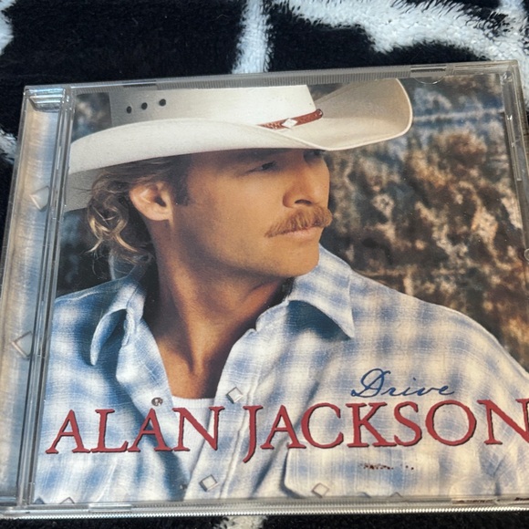 Alan Jackson Other - JACKSON Drive CD - White and Blue